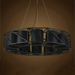 Vintage Country Painting Metall Pendelleuchte Garage