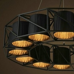 Vintage Country Painting Metall Pendelleuchte Garage