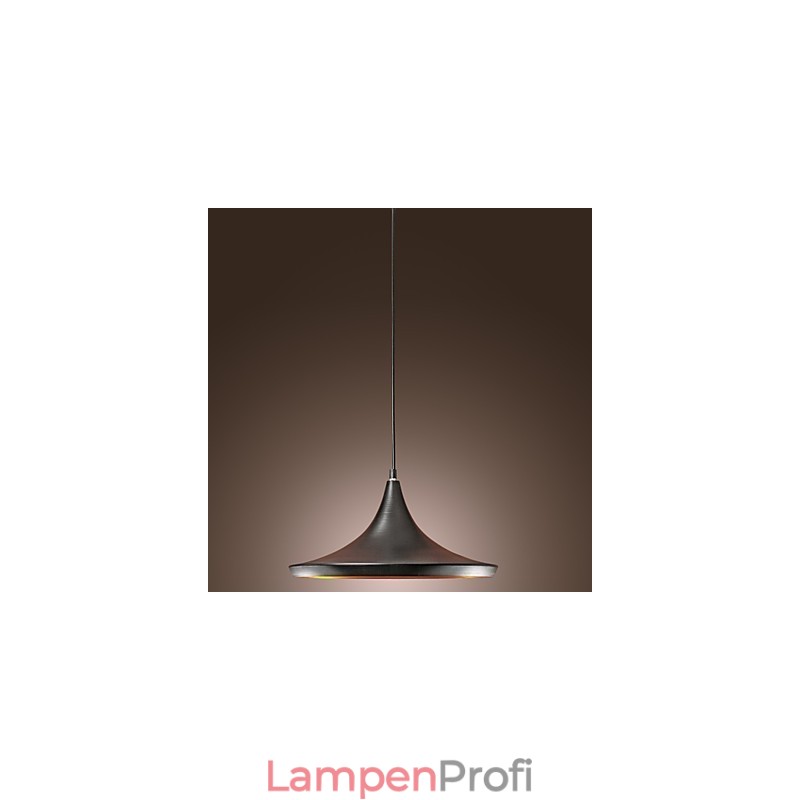 Moderne Pendelleuchte im Retro-Mini-Stil mit Gemälden