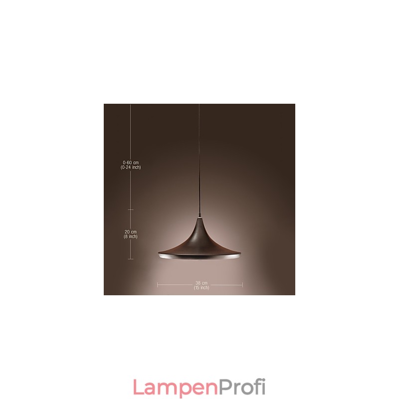Moderne Pendelleuchte im Retro-Mini-Stil mit Gemälden
