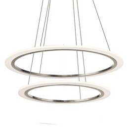 Acryl Pendelleuchten Deckenleuchter Hängeleuchter Leuchten mit 2 Ringen