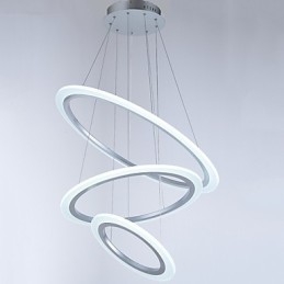 3 Ring DIY Form Acryl Anhänger Licht Decke Lampen Kronleuchter Beleuchtung