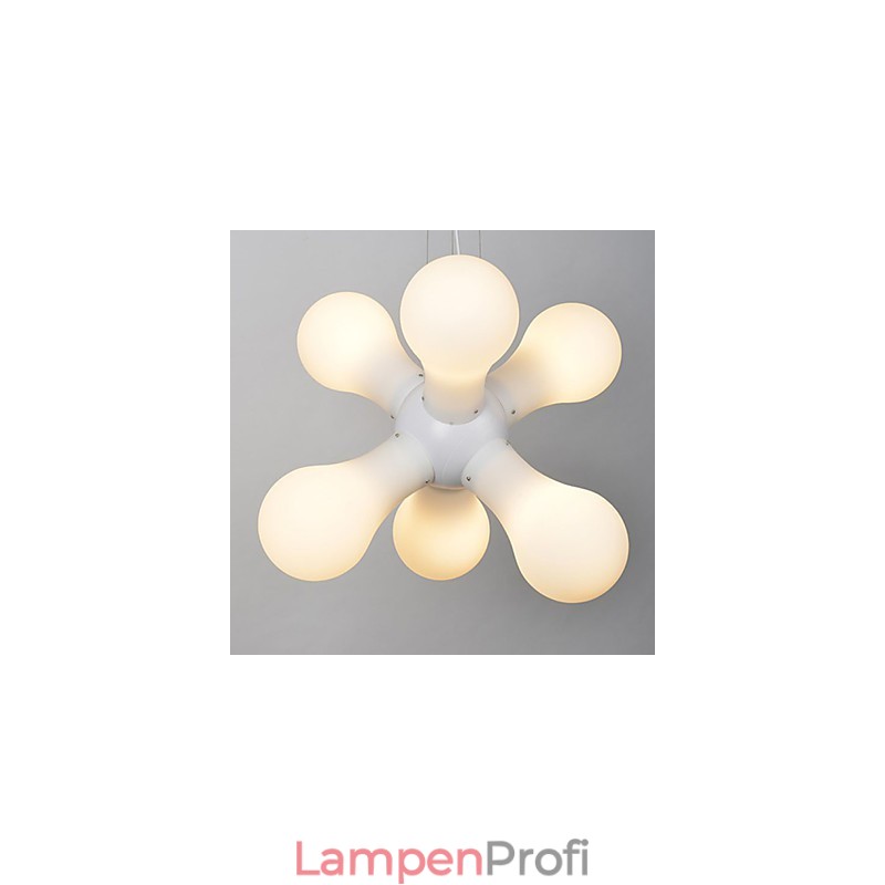 Einfache Pendelleuchte aus Glas