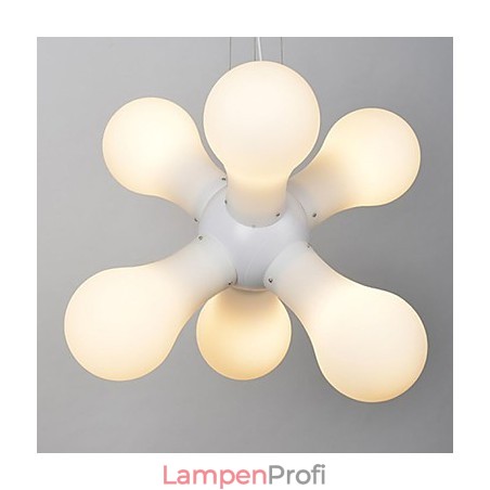 Einfache Pendelleuchte aus Glas