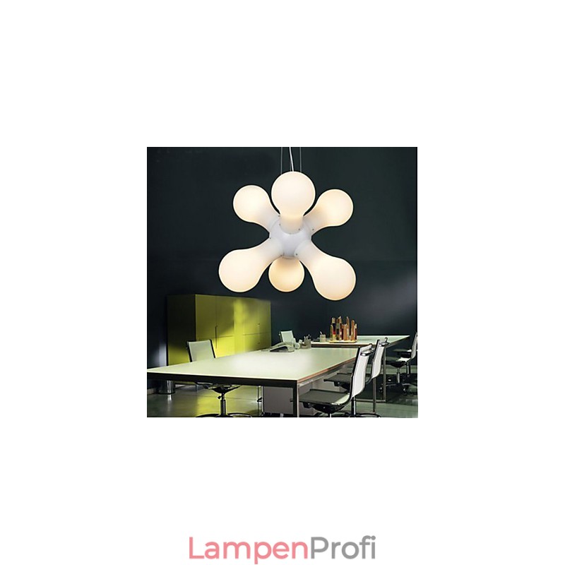 Einfache Pendelleuchte aus Glas