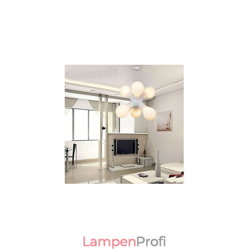 Einfache Pendelleuchte aus Glas