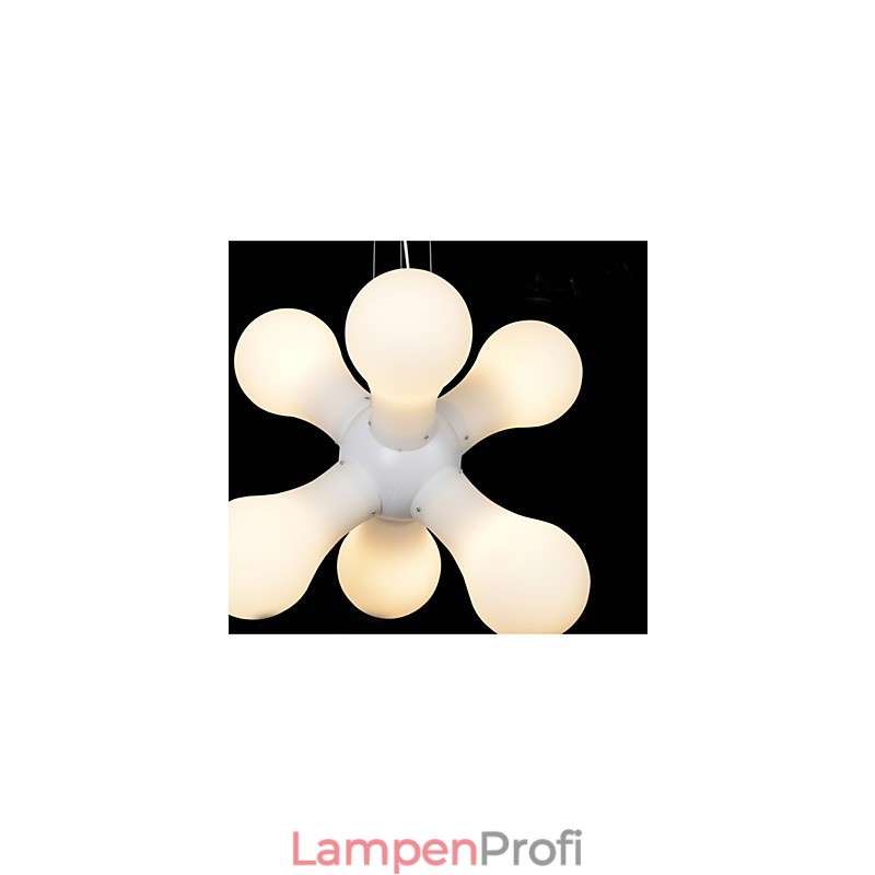 Einfache Pendelleuchte aus Glas