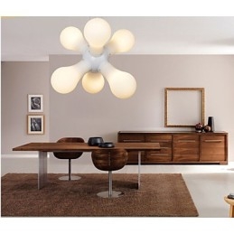 Einfache Pendelleuchte aus Glas