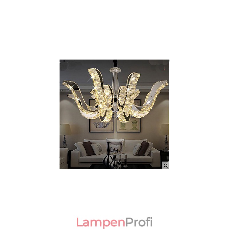 Kristalllampe Moderne Luxus-Kerzen-Kristall-Pendelleuchte