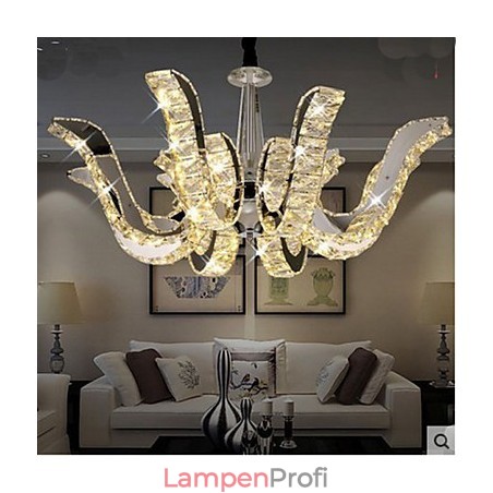Kristalllampe Moderne Luxus-Kerzen-Kristall-Pendelleuchte Kristalllampe Moderne Luxus-Kerzen-Kristall-Pendelleuchte