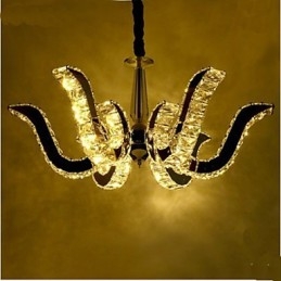 Kristalllampe Moderne Luxus-Kerzen-Kristall-Pendelleuchte