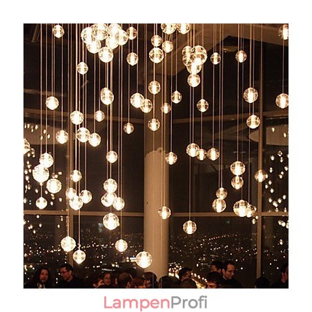 All Over The Sky Star Bocci Droplight Aurora Borealis Moderne Glaskristalllampe