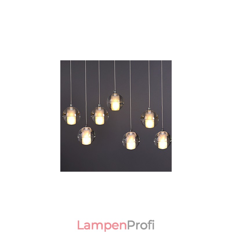 All Over The Sky Star Bocci Droplight Aurora Borealis Moderne Glaskristalllampe