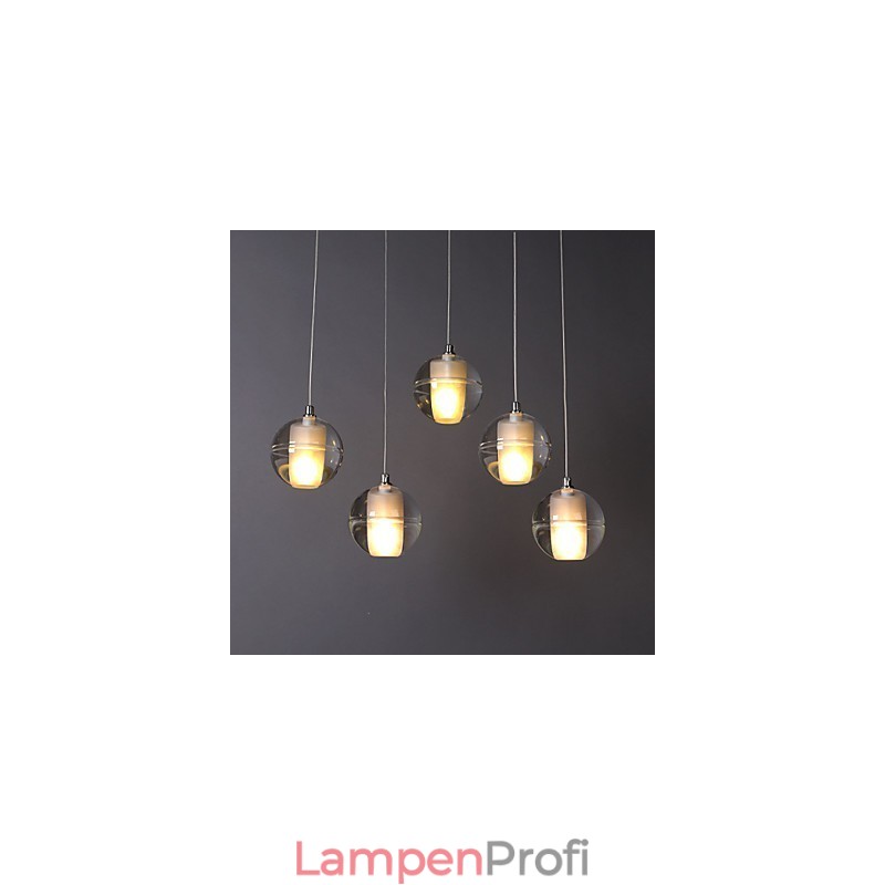 All Over The Sky Star Bocci Droplight Aurora Borealis Moderne Glaskristalllampe