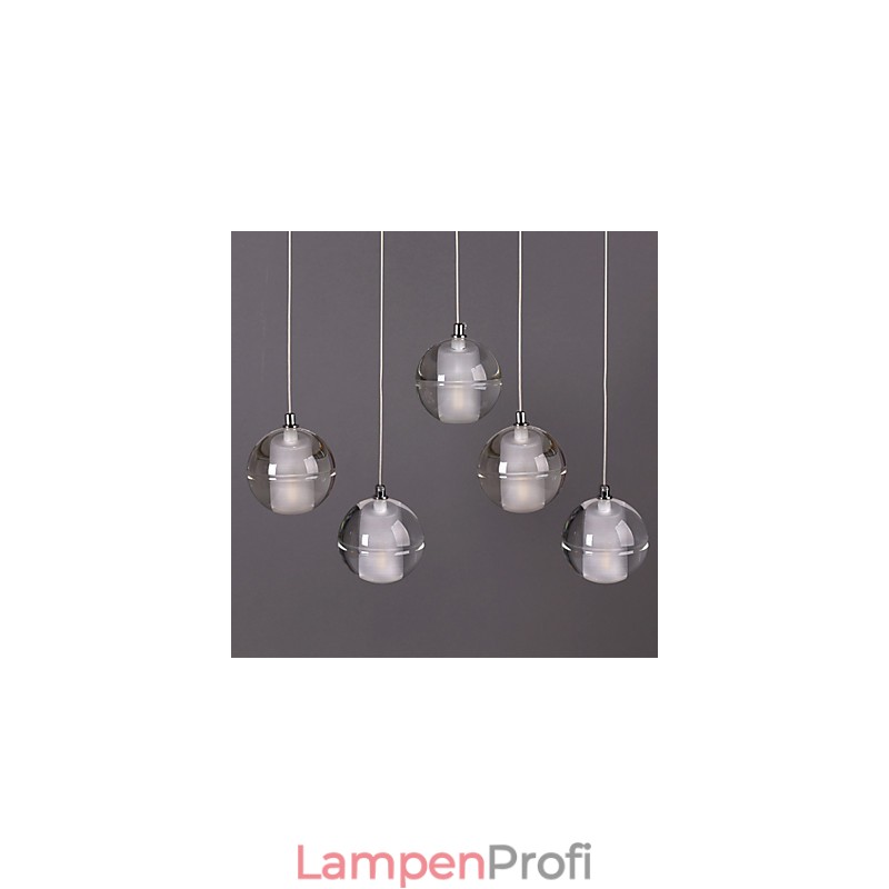 All Over The Sky Star Bocci Droplight Aurora Borealis Moderne Glaskristalllampe