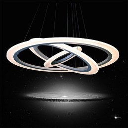75 Watt moderne zeitgenössische Malerei Acryl Pendelleuchte