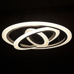 75 Watt moderne zeitgenössische Malerei Acryl Pendelleuchte