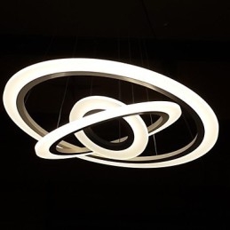 75 Watt moderne zeitgenössische Malerei Acryl Pendelleuchte