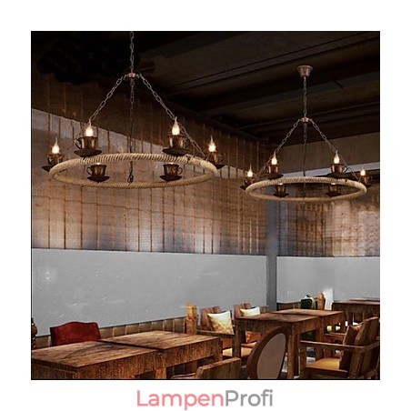 Keramik Industrie Wind Seil Kronleuchter RetroLron Kronleuchter Einfache Keramik Industrie Wind Seil Kronleuchter RetroLron Kronleuchter Einfache