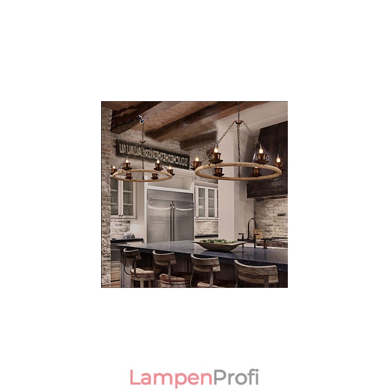 Keramik Industrie Wind Seil Kronleuchter RetroLron Kronleuchter Einfache