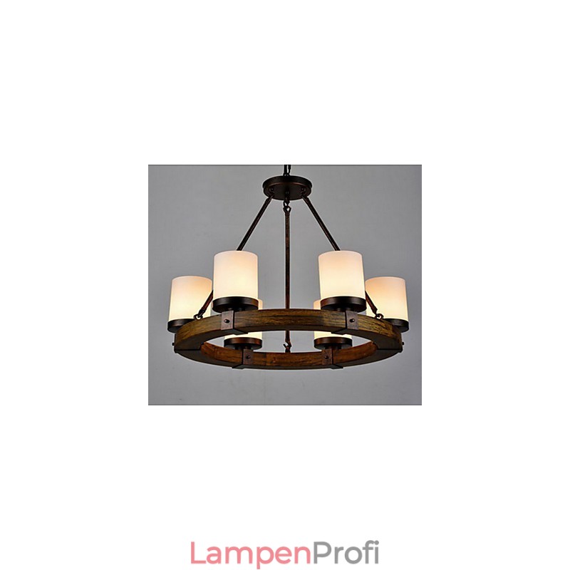 Vintage Alter Holz Kronleuchter