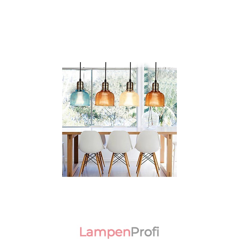 Nordisches kleines Droplight aus Buntglas-Kronleuchter, das alte Wege wiederherstellt