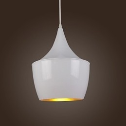 Moderne zeitgenössische Retro Country Malerei Metall Pendelleuchte
