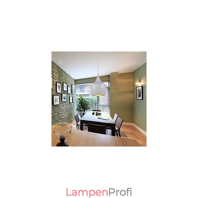 Moderne zeitgenössische Retro Country Malerei Metall Pendelleuchte