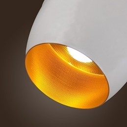 Moderne zeitgenössische Retro Country Malerei Metall Pendelleuchte