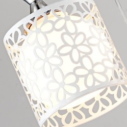 Zeitgenössische und vertraglich drei kreative Kristall Droplight Schmiedeeisen Lampe