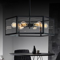 Pendelleuchten Mini Style Retro Garage Metall