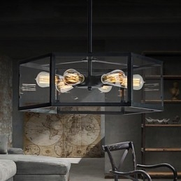 Pendelleuchten Mini Style Retro Garage Metall