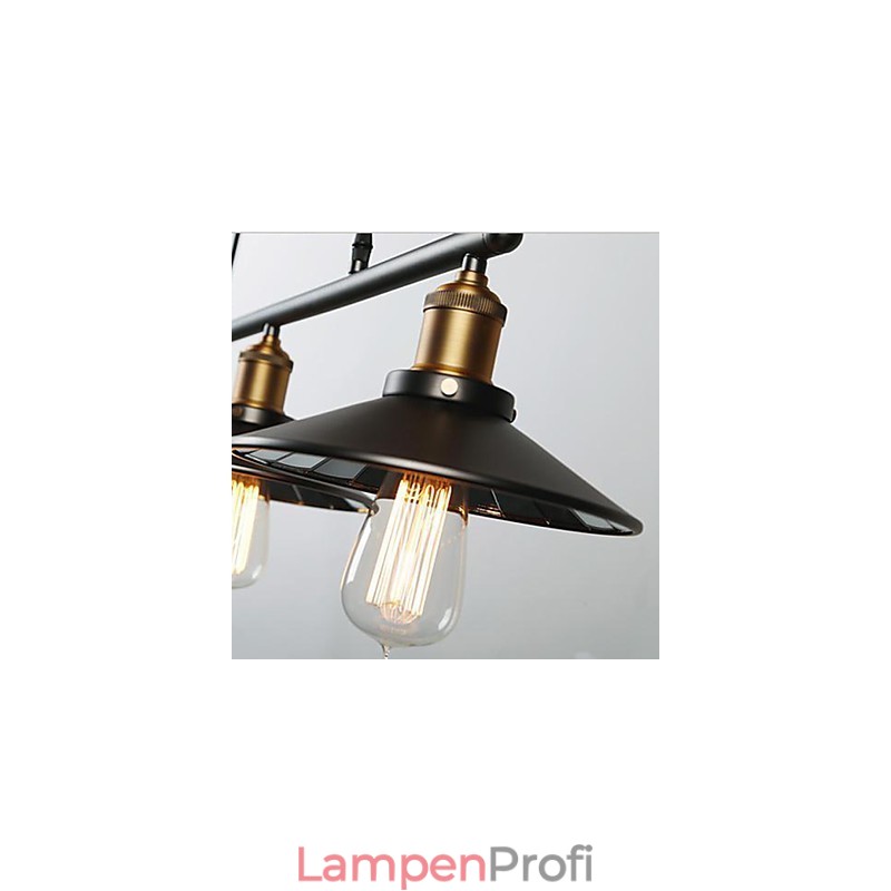 Pendelleuchten Vintage 3 Lichter ST64 Glühbirnen inklusive Up- und Down-System