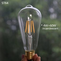 Pendelleuchten Vintage 3 Lichter ST64 Glühbirnen inklusive Up- und Down-System