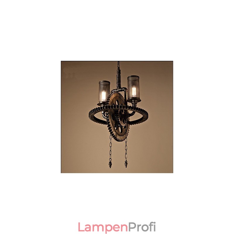 Industrial Wind Cafe Personalisierte Studio Gear Doppelkopf-Anhänger