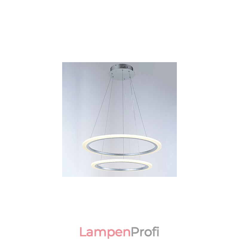 Moderne 2 Ring Pendelleuchte Kronleuchter Leuchten mit