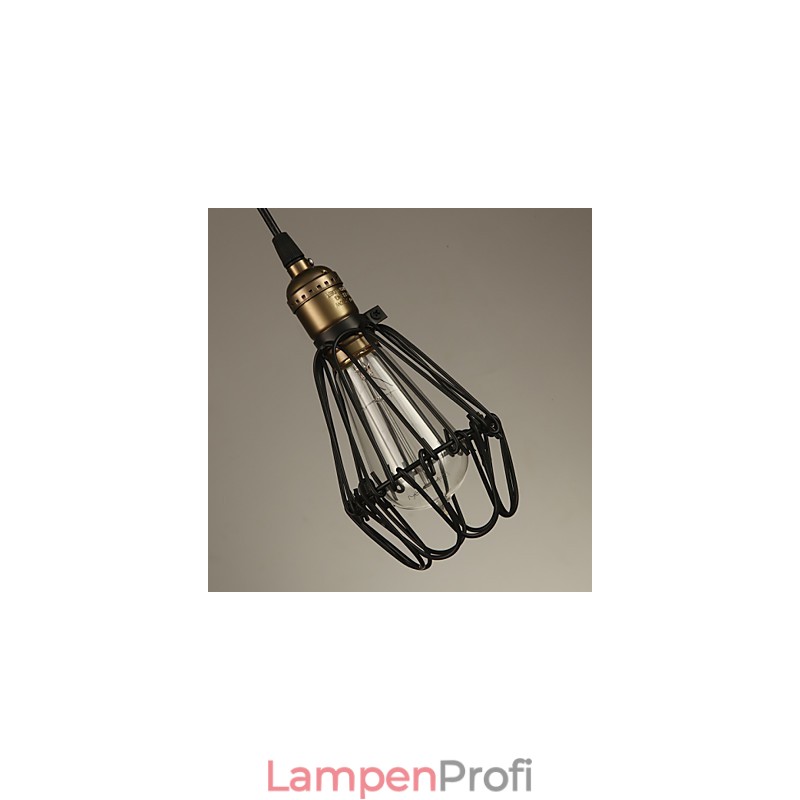 Pendelleuchten Vintage Amerikanischer Landhausstil, der alte Wege schmiedeeiserne kleine Käfig-Droplight wiederherstellt