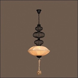 Nordische Retro-Industriehanf-kreative Vogelkäfiglampen