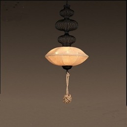Nordische Retro-Industriehanf-kreative Vogelkäfiglampen