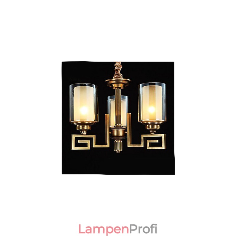 Lampe im chinesischen Stil, Kupferlampe, Kupferlampe