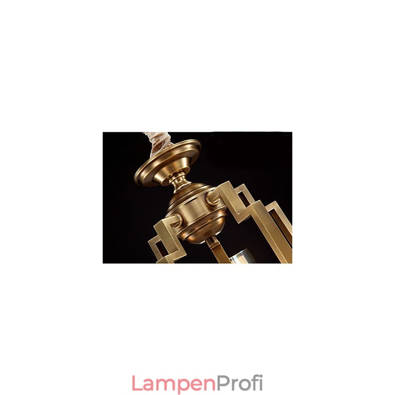 Lampe im chinesischen Stil, Kupferlampe, Kupferlampe