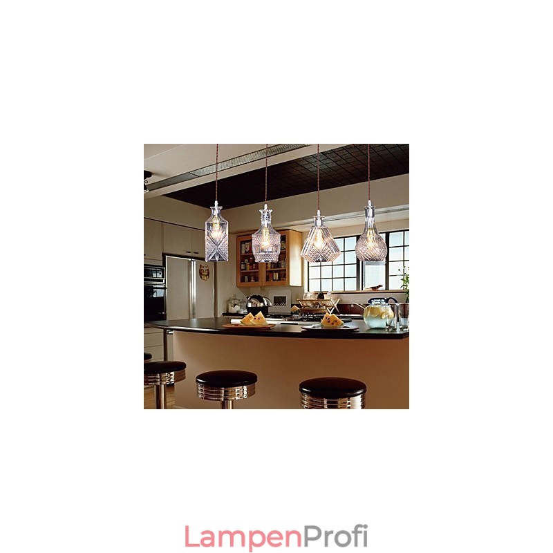 40W * 4 Moderne zeitgenössische traditionelle klassische Vintage Insel Metall Pendelleuchte