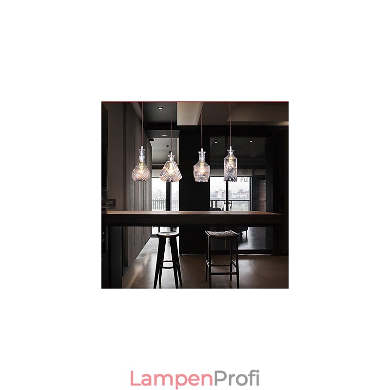 40W * 4 Moderne zeitgenössische traditionelle klassische Vintage Insel Metall Pendelleuchte