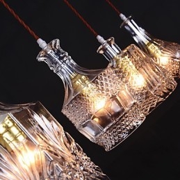 40W * 4 Moderne zeitgenössische traditionelle klassische Vintage Insel Metall Pendelleuchte