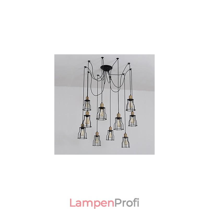Vintage Edison Mehrere Ajustable DIY Decke Lampe Licht Anhänger Beleuchtung Kronleuchter Moderne Chic Industrielle Esszimmer