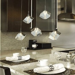 Mode Kristall Lampe Fünf Kopf Kristall Anhänger