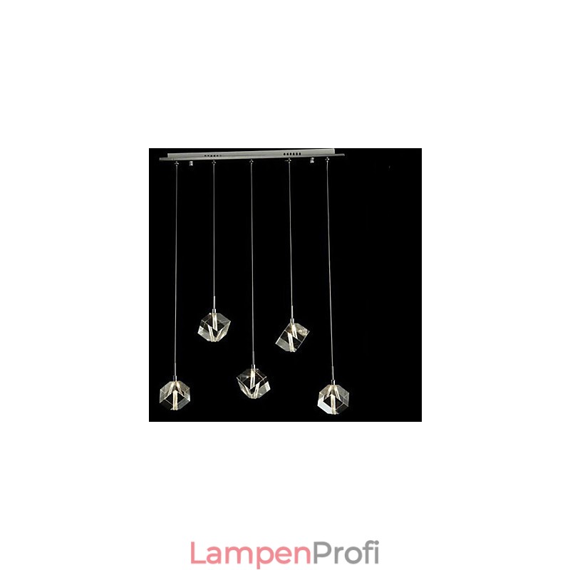 Mode Kristall Lampe Fünf Kopf Kristall Anhänger