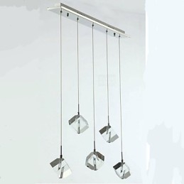 Mode Kristall Lampe Fünf Kopf Kristall Anhänger