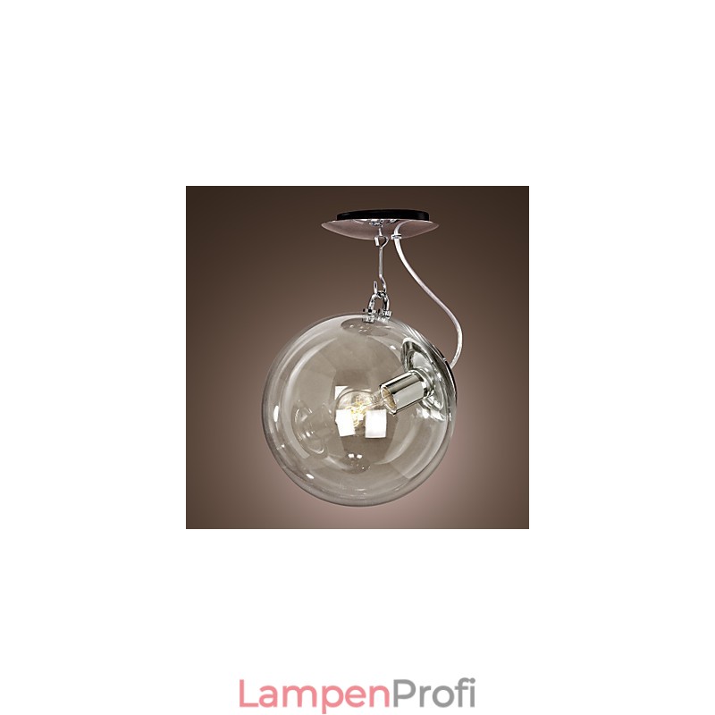 Moderne zeitgenössische Globe Mini-Stil eloxierte Pendelleuchte