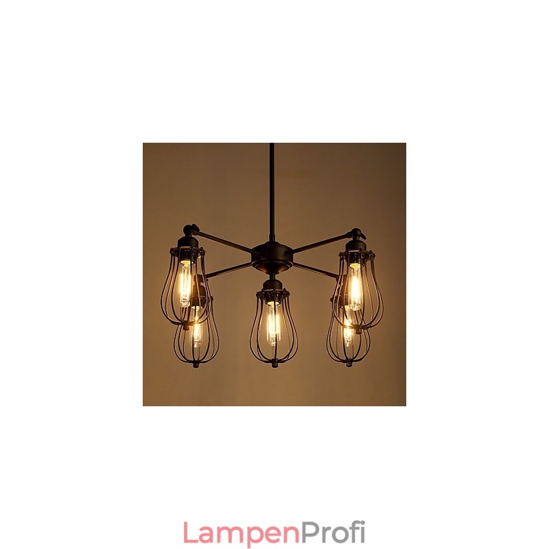 Pendelleuchten Traditionell Klassisch Rustikal Lodge Retro Metall 5 Lichter